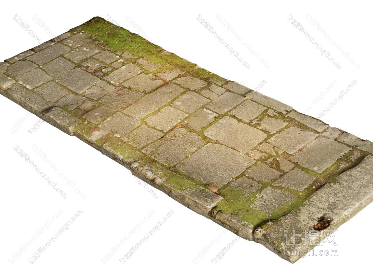 现代复古 石板路 古代石板路
