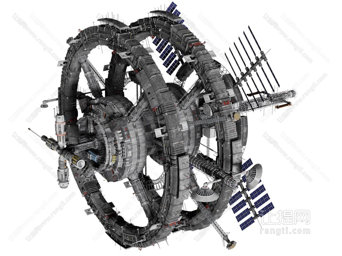 现代空间站 高精度宇宙空间站