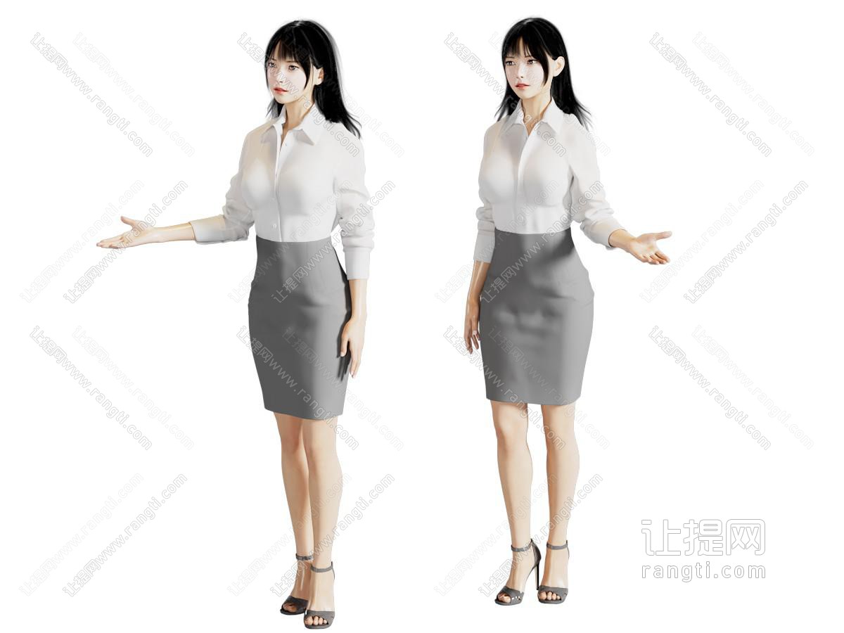 现代职场女孩 女人 人物
