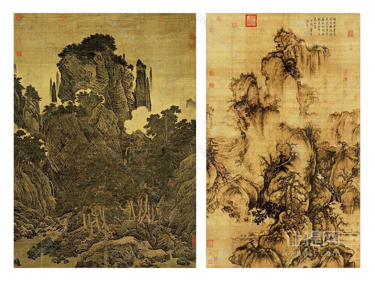 新中式装饰挂画