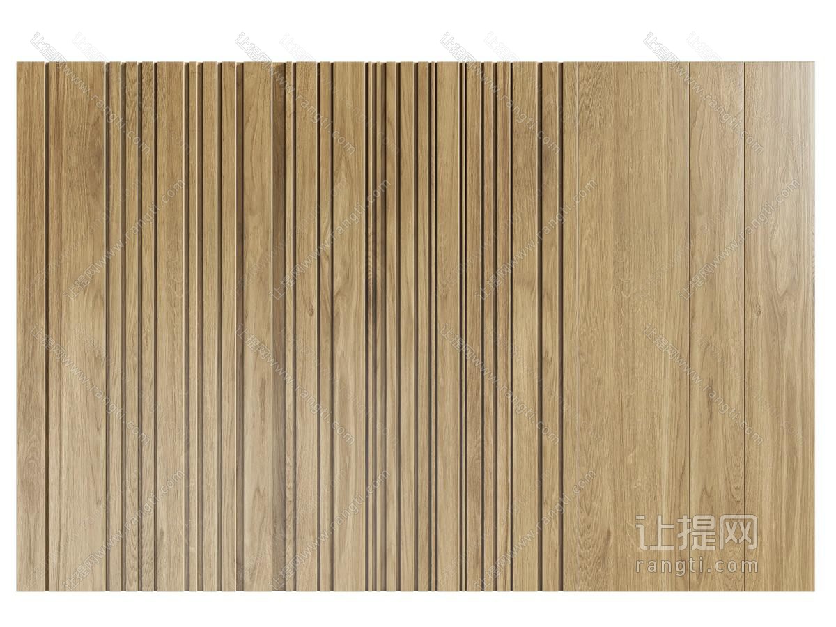 现代实木背景墙 护墙板