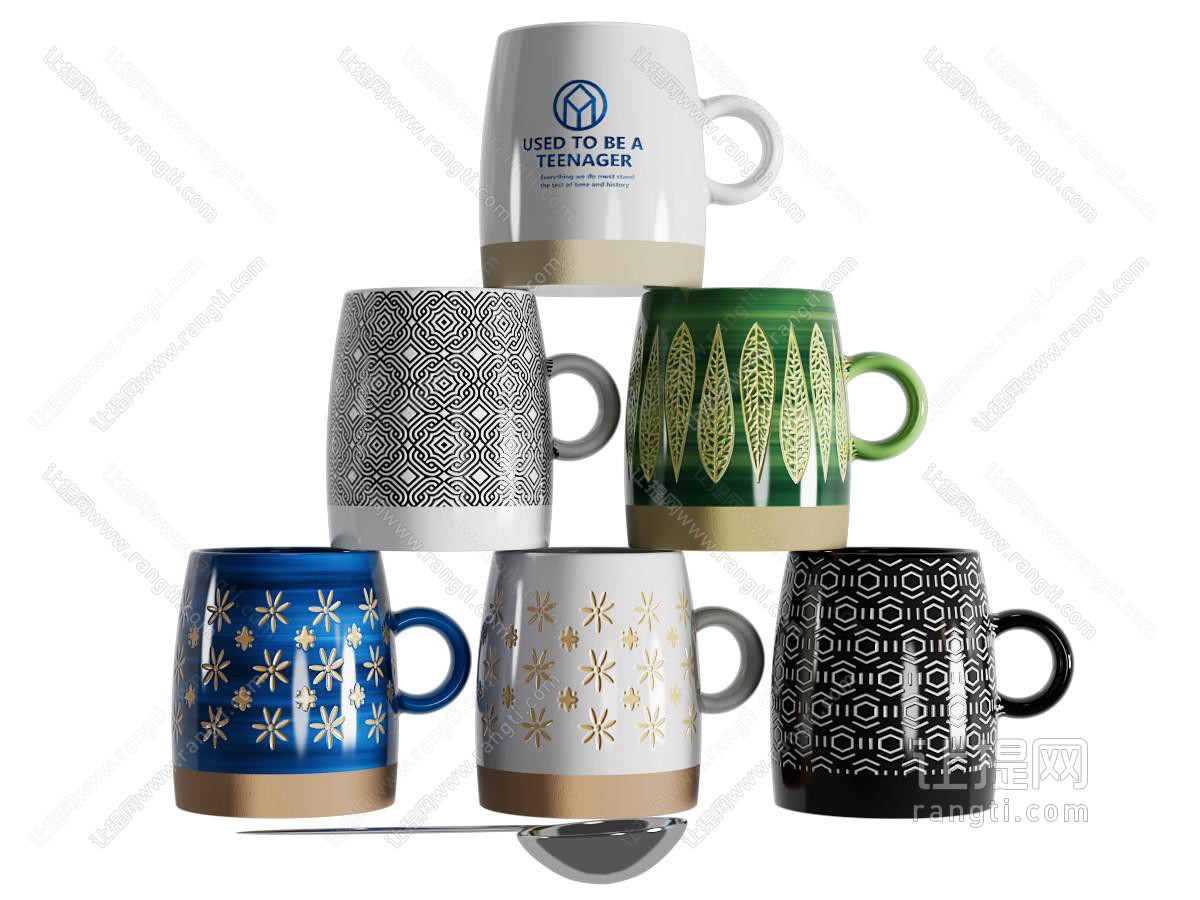 现代陶瓷咖啡杯 茶具杯子