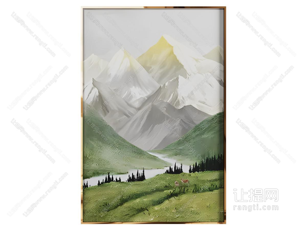 现代风景装饰挂画