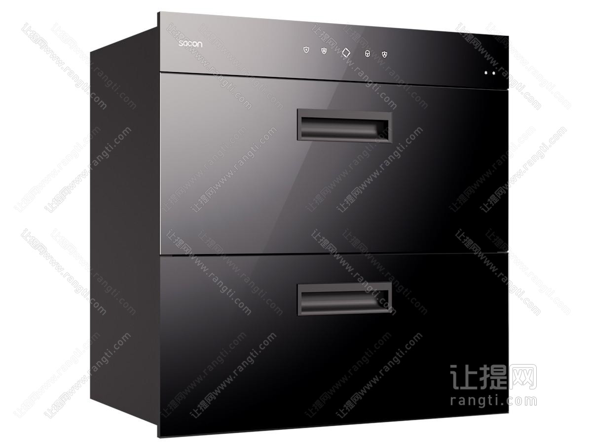 现代台下嵌入式消毒柜