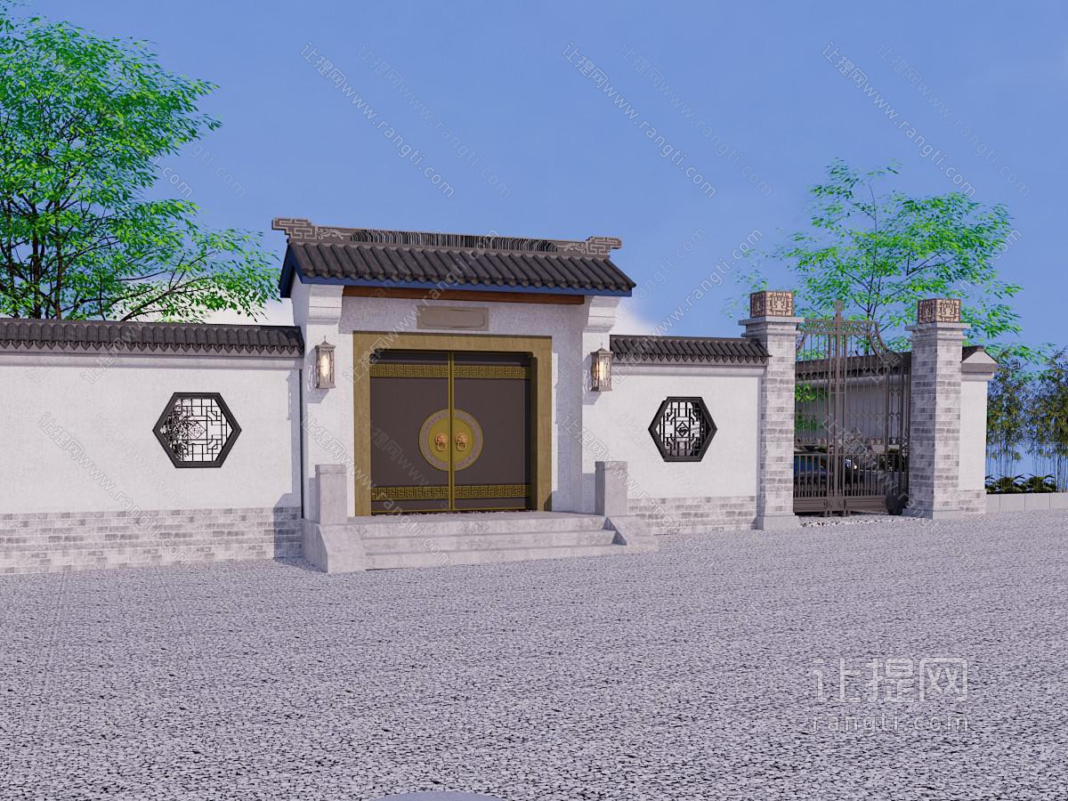 新中式大门