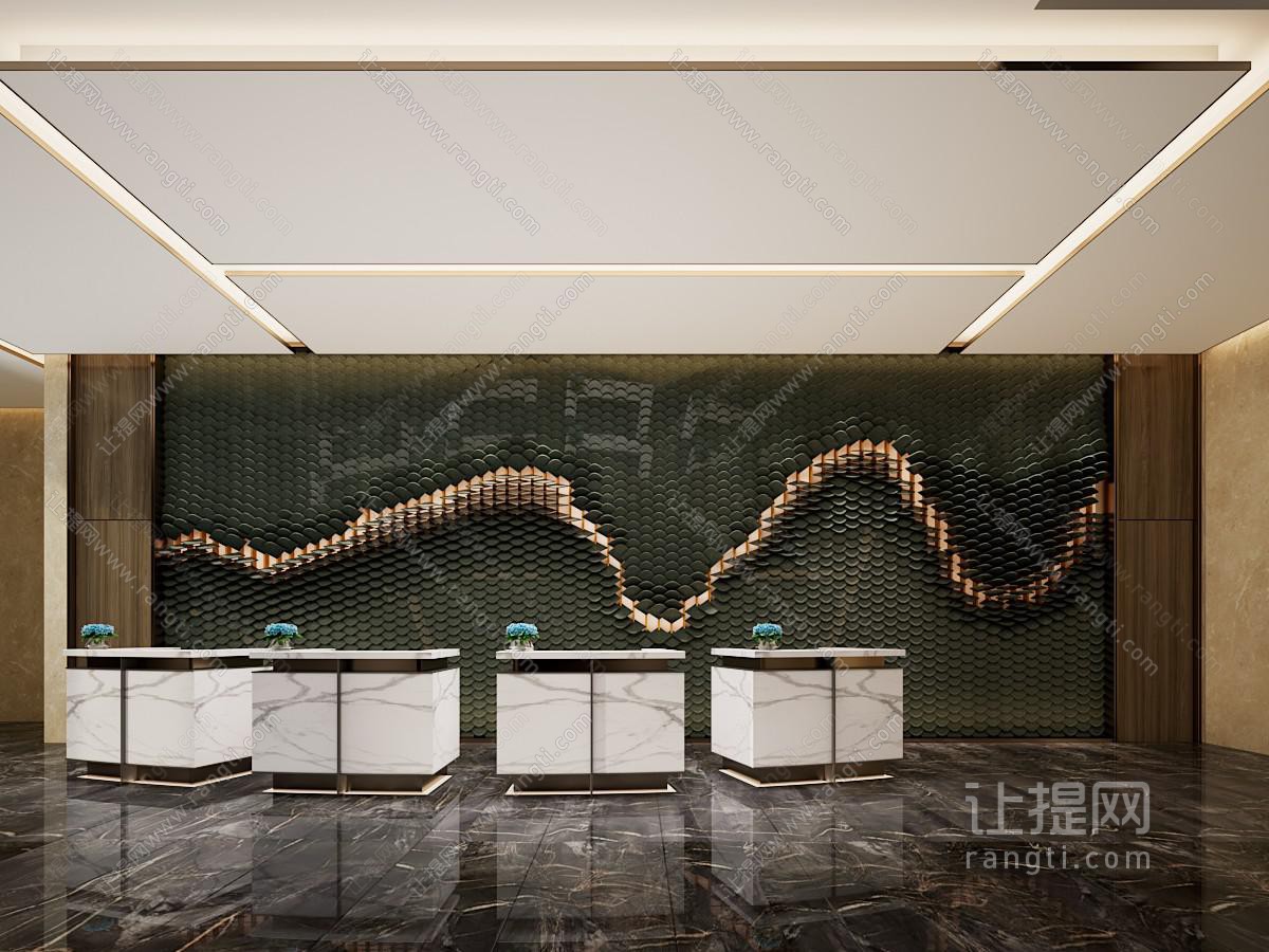 现代酒店大堂
