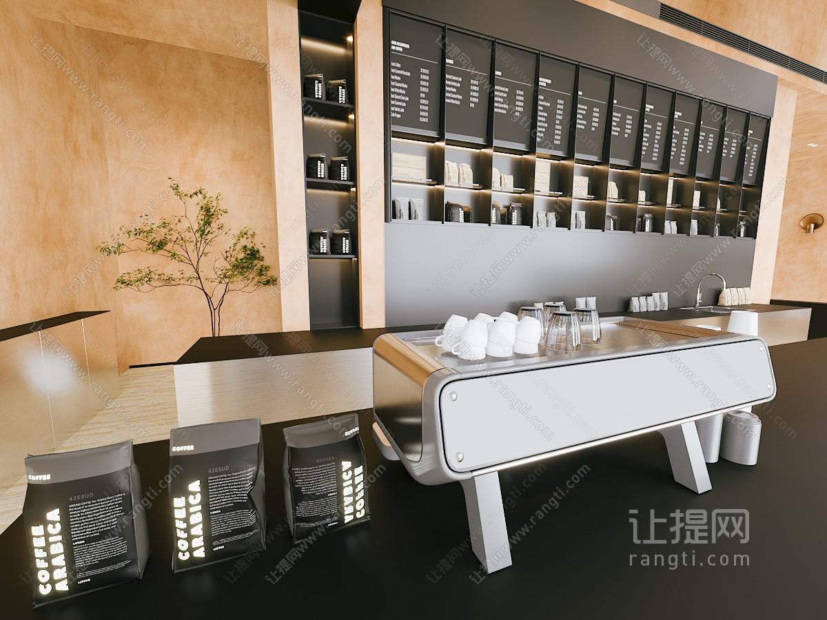 现代咖啡店