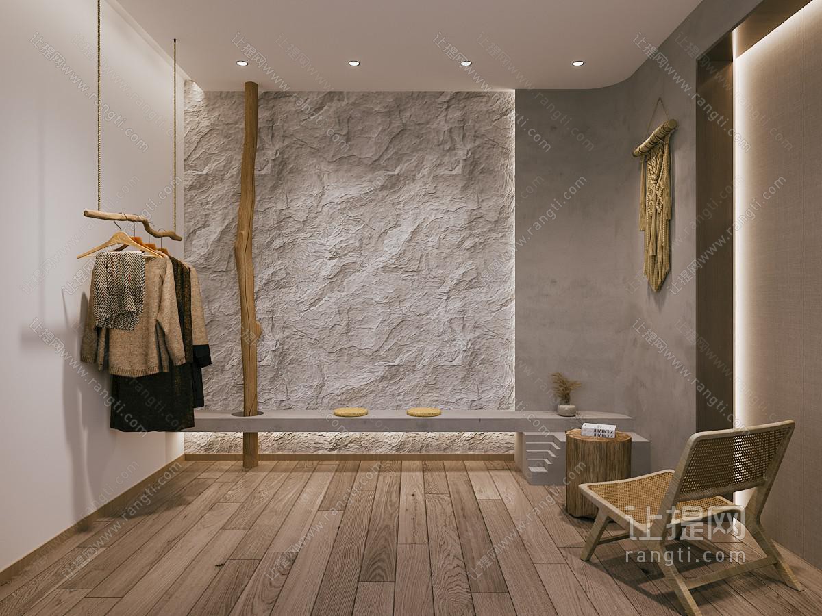侘寂风服装店