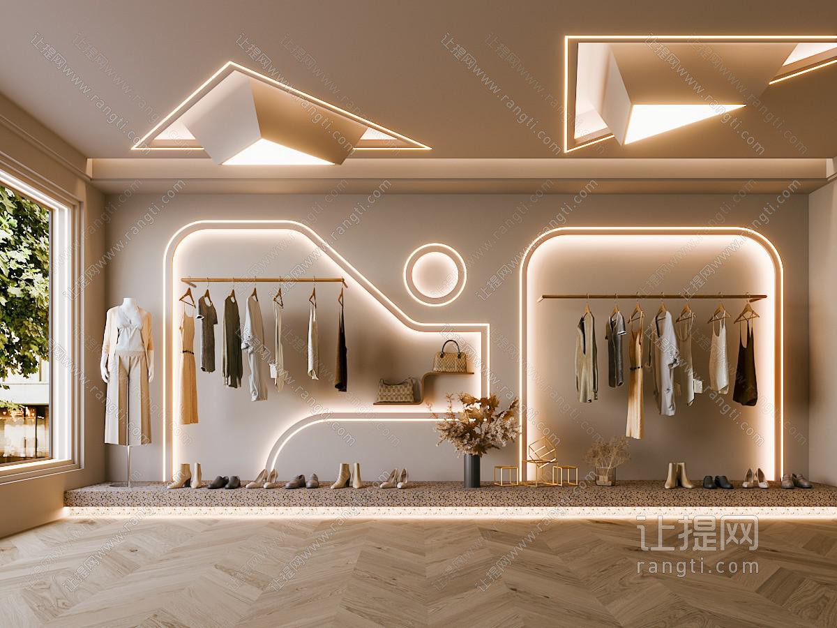 奶油风服装店 女装店