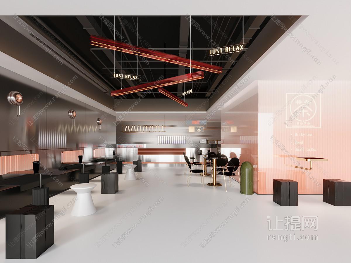 网红奶茶店 潮流茶饮店