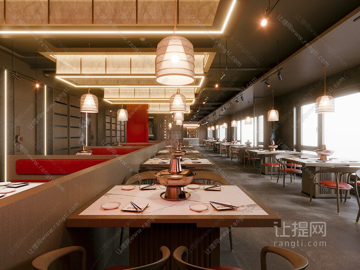 现代火锅店