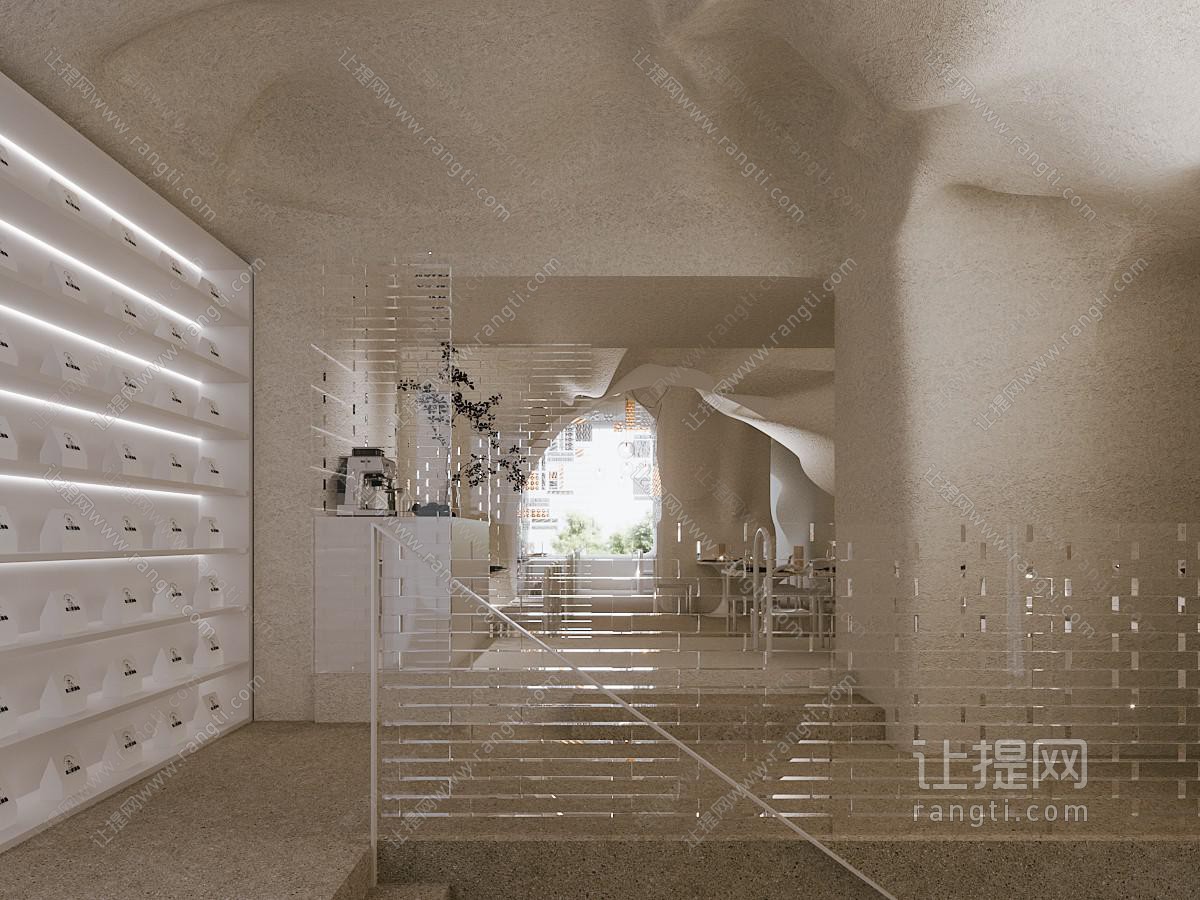侘寂风西餐厅 洞穴餐厅 山洞