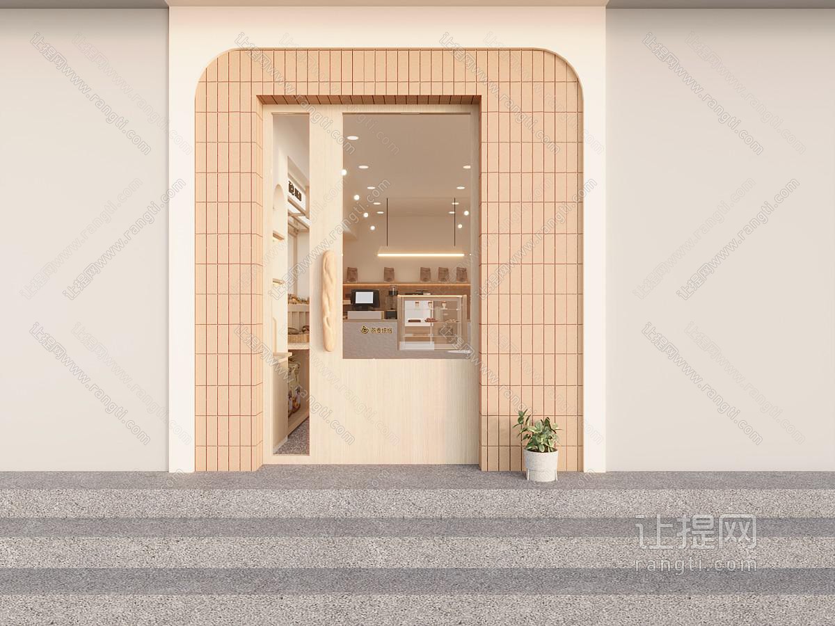 奶油原木甜品面包店 蛋糕店 面包店 甜品店