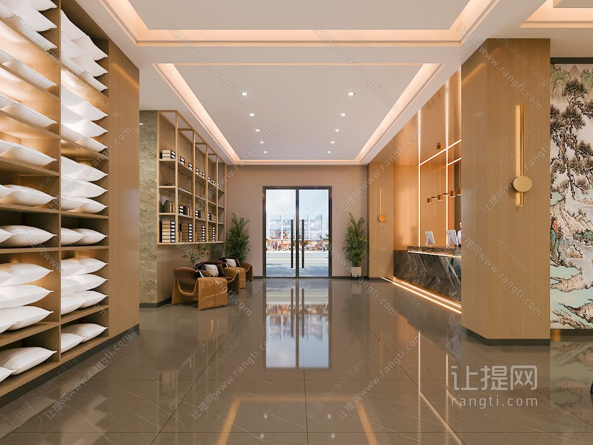 现代酒店大厅 酒店大堂