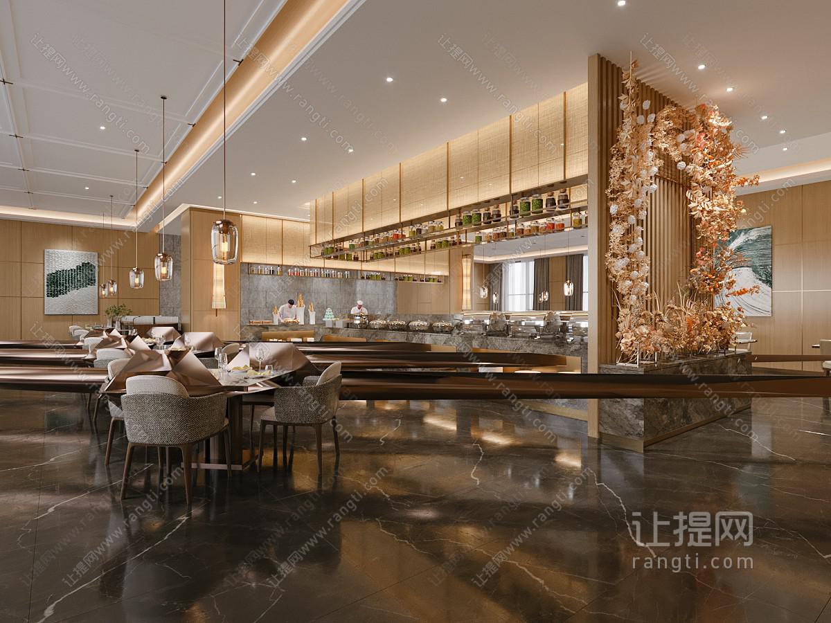 新中式自助餐厅