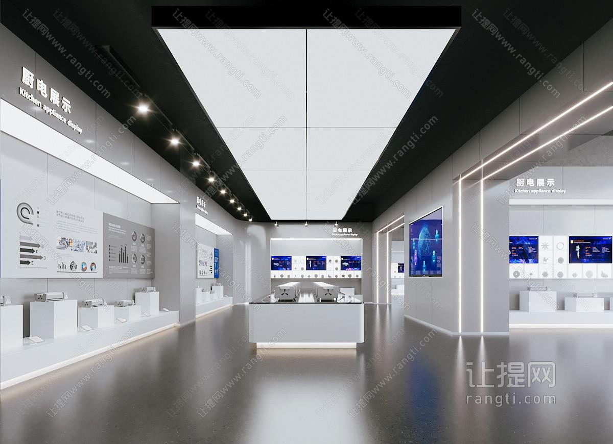 企业展厅 展示台 科技展厅