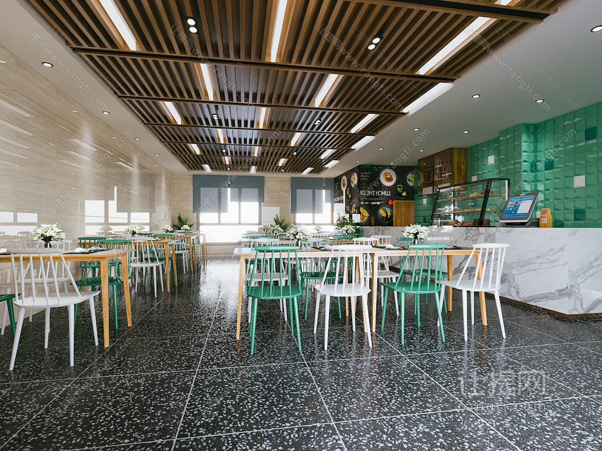 现代员工食堂 饭店餐馆