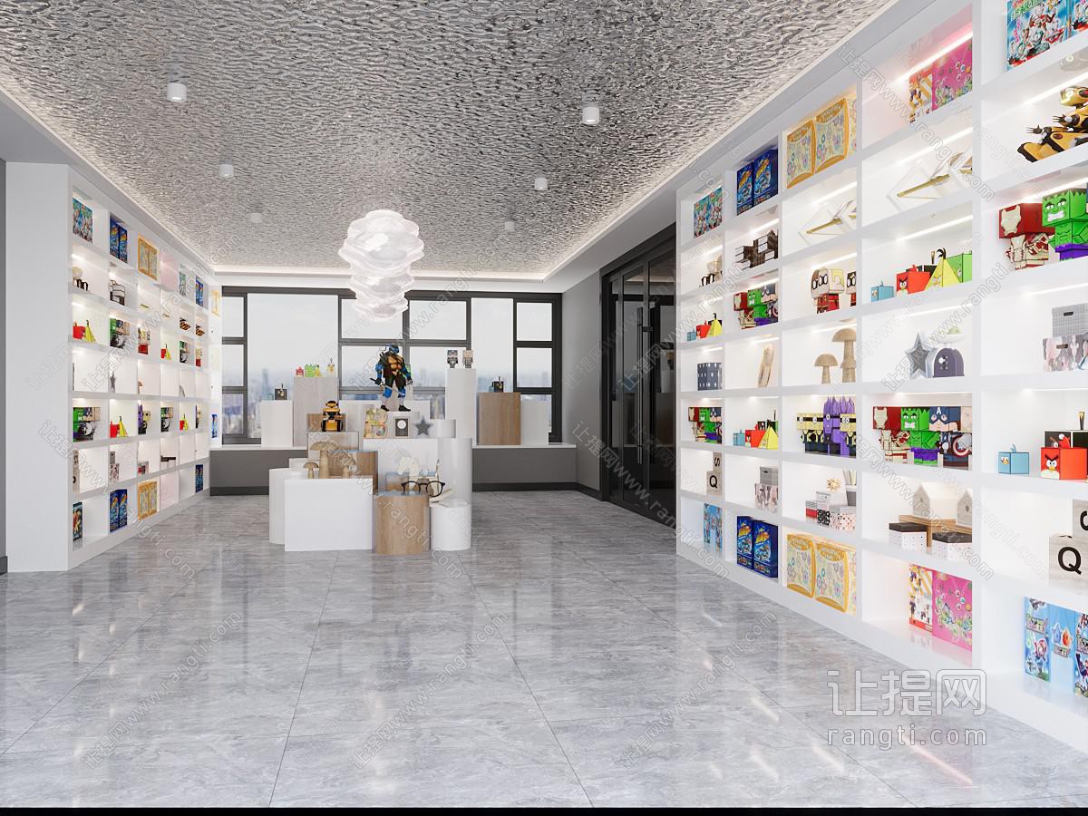 现代简约玩具礼品店 玩具店 益智玩具