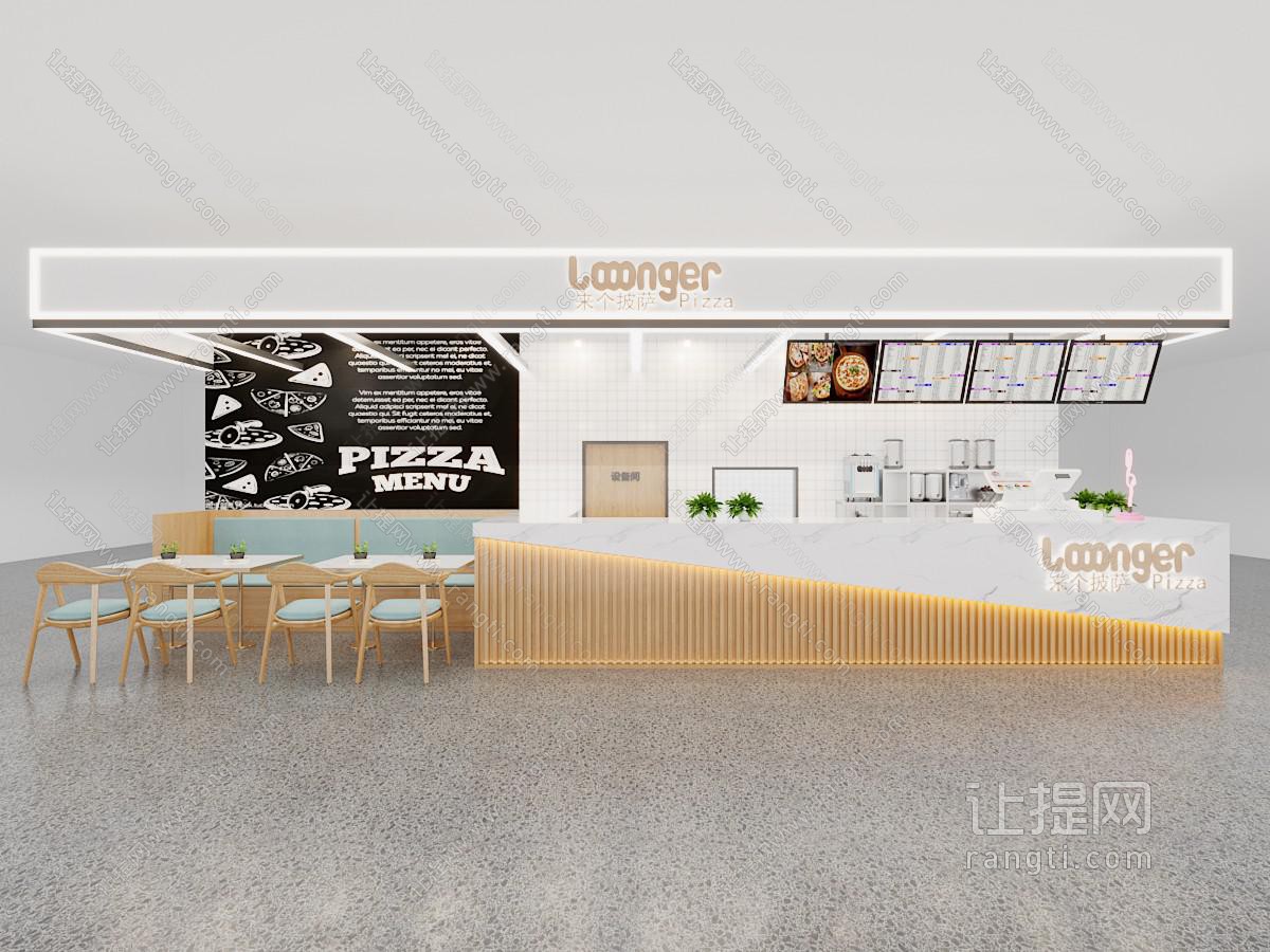 现代披萨店 饭店餐馆