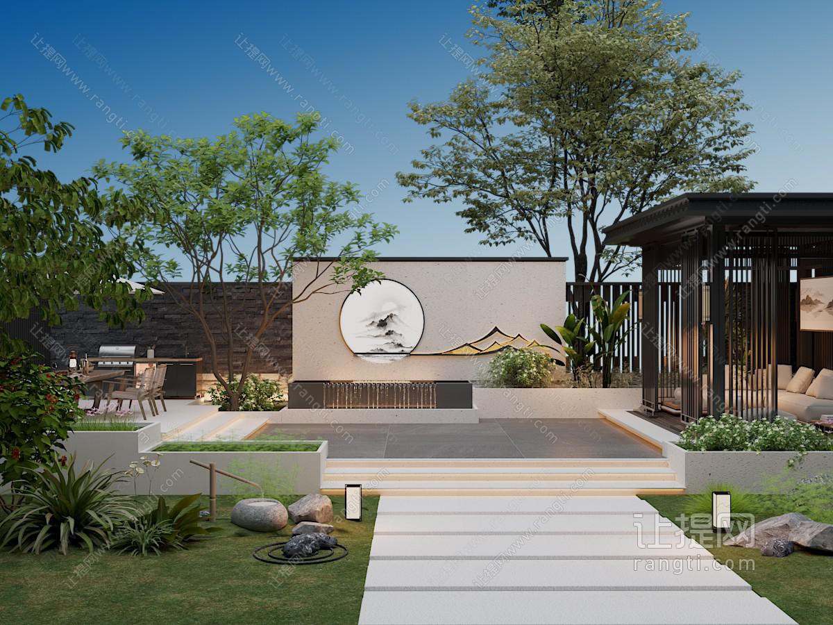 新中式居家庭院