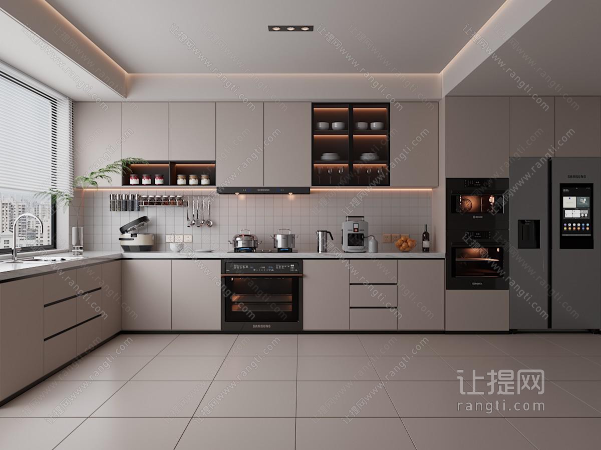 现代厨房橱柜