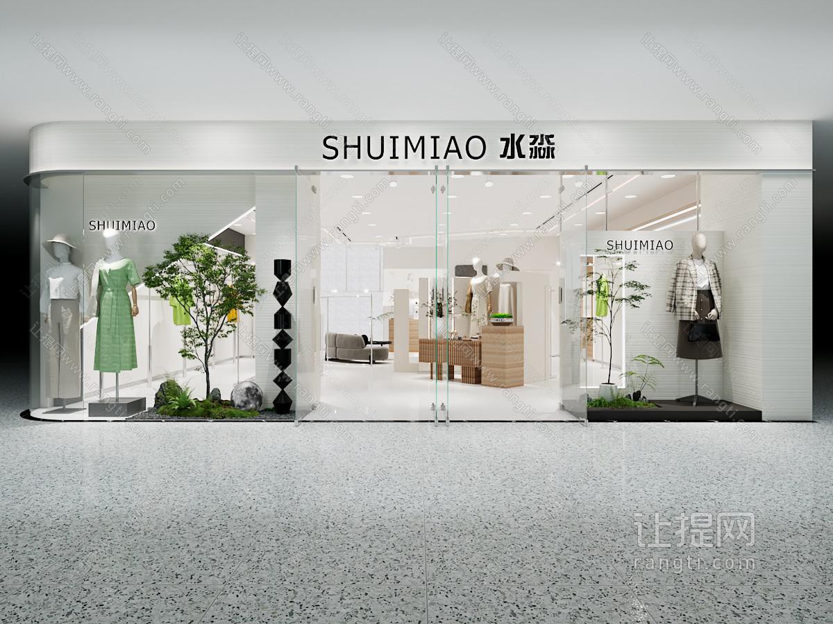 现代女装服装店