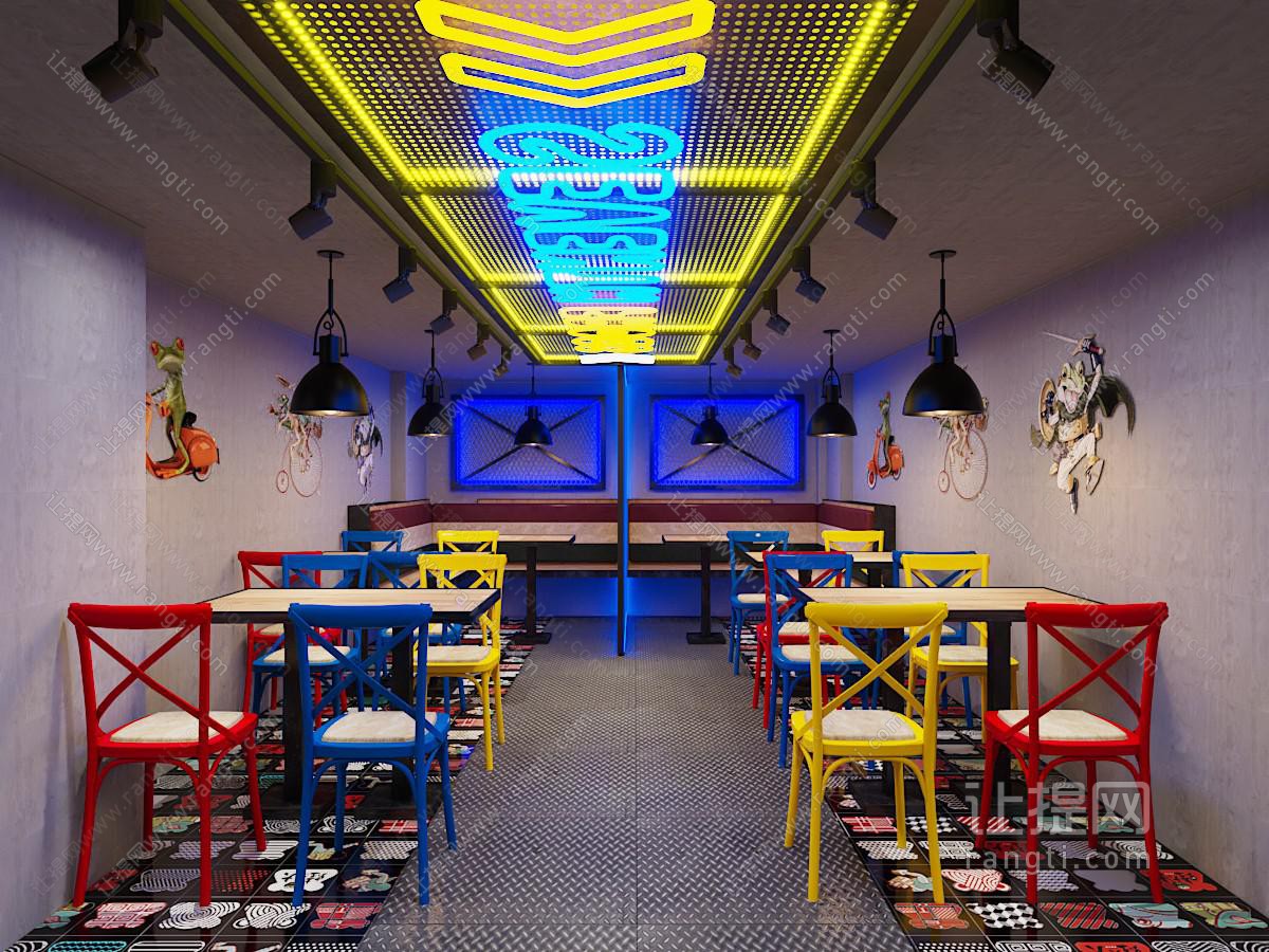 工业风LOFT餐厅