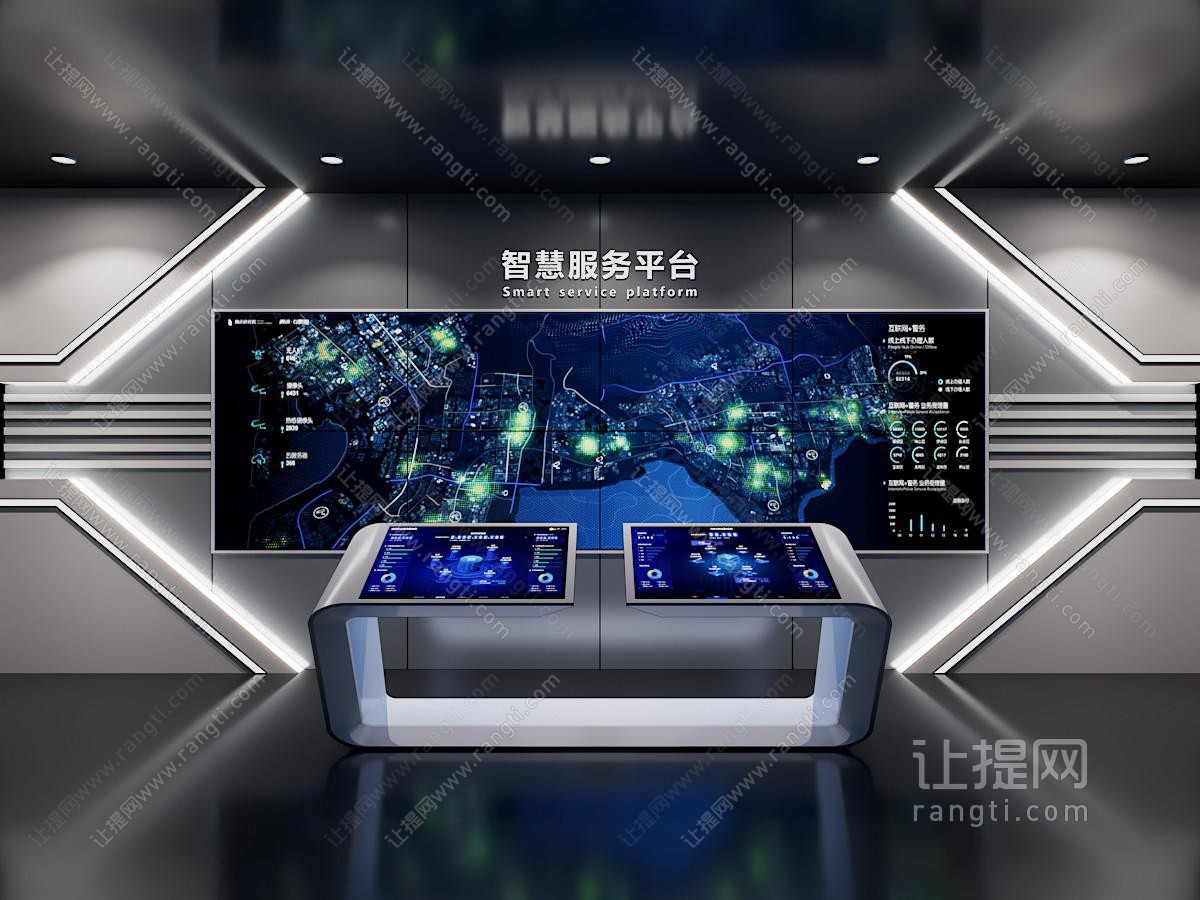 展厅展览 展示展墙 大数据平台 拼接屏 一体机 多媒