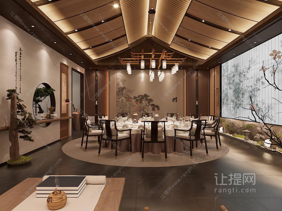 新中式包间中式会所