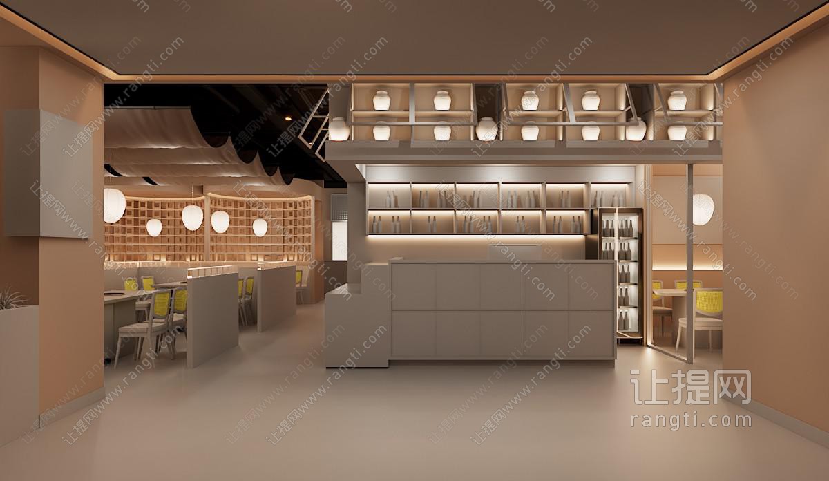 漫步鸡煲 饭店餐馆就餐区