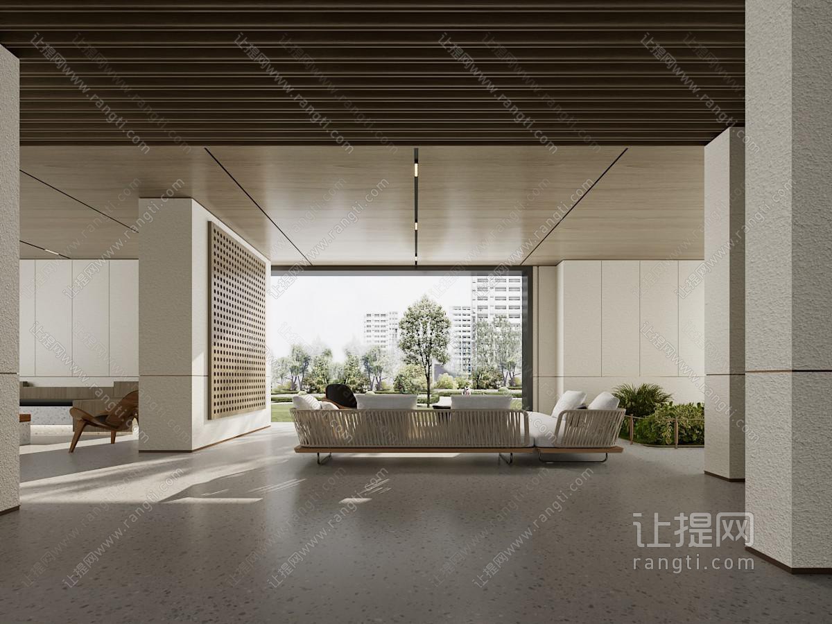 公共大堂前台接待