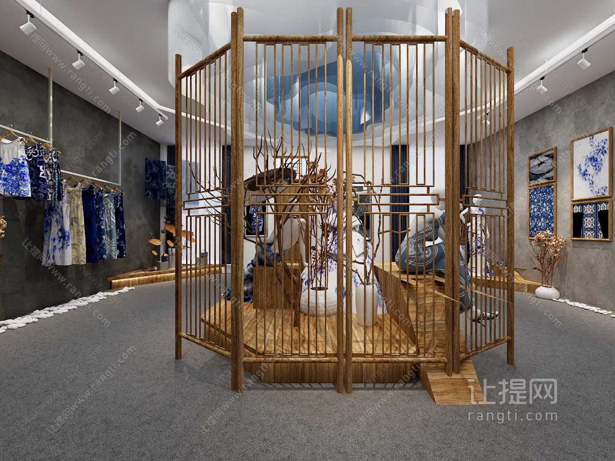 新中式服装店