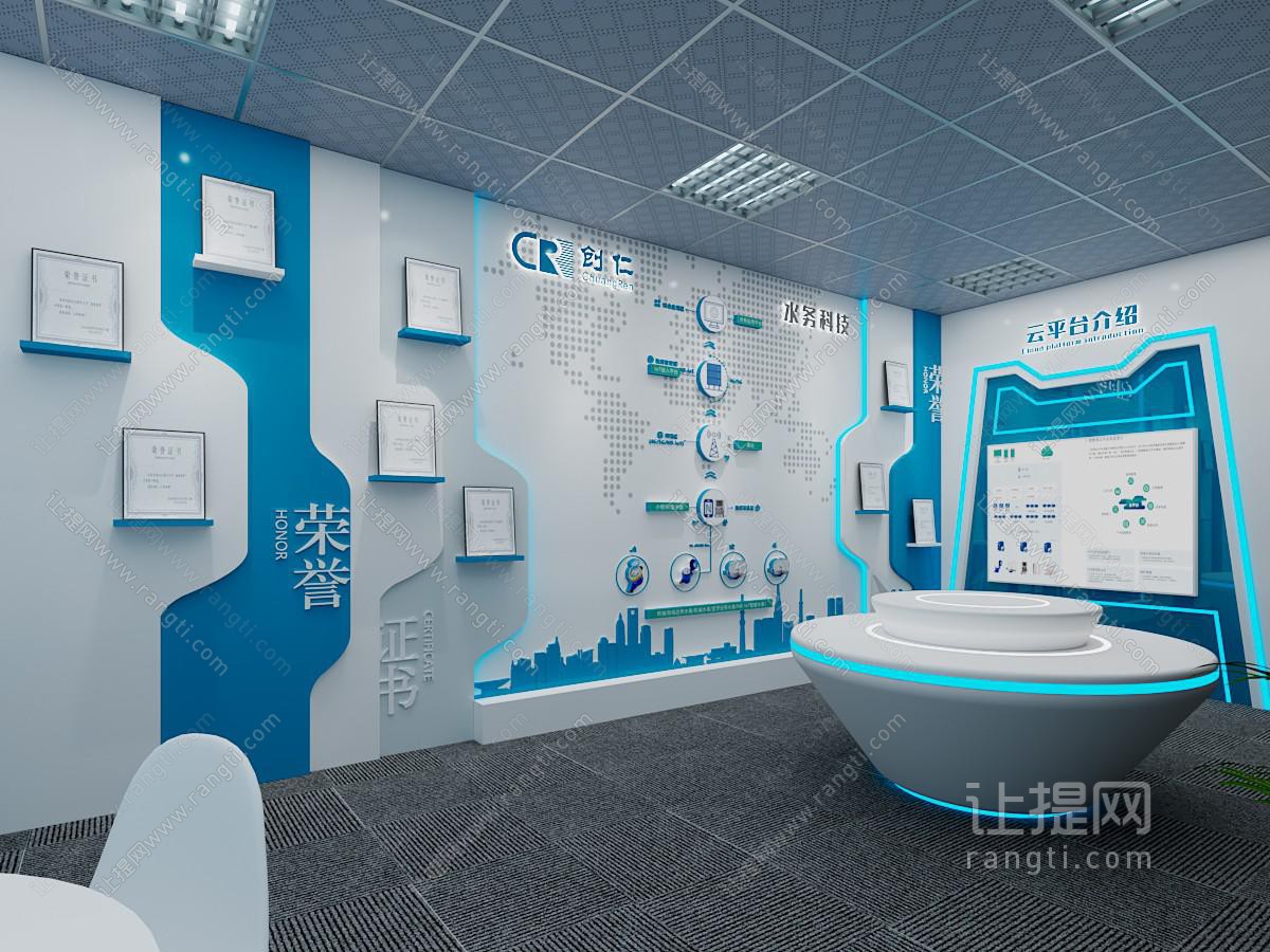 中式企业科技产品展厅
