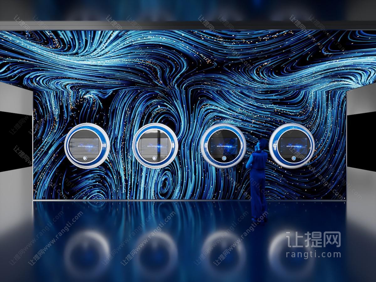 现代科技展厅 展墙 互动展项 沉浸空间 艺术装置 展厅