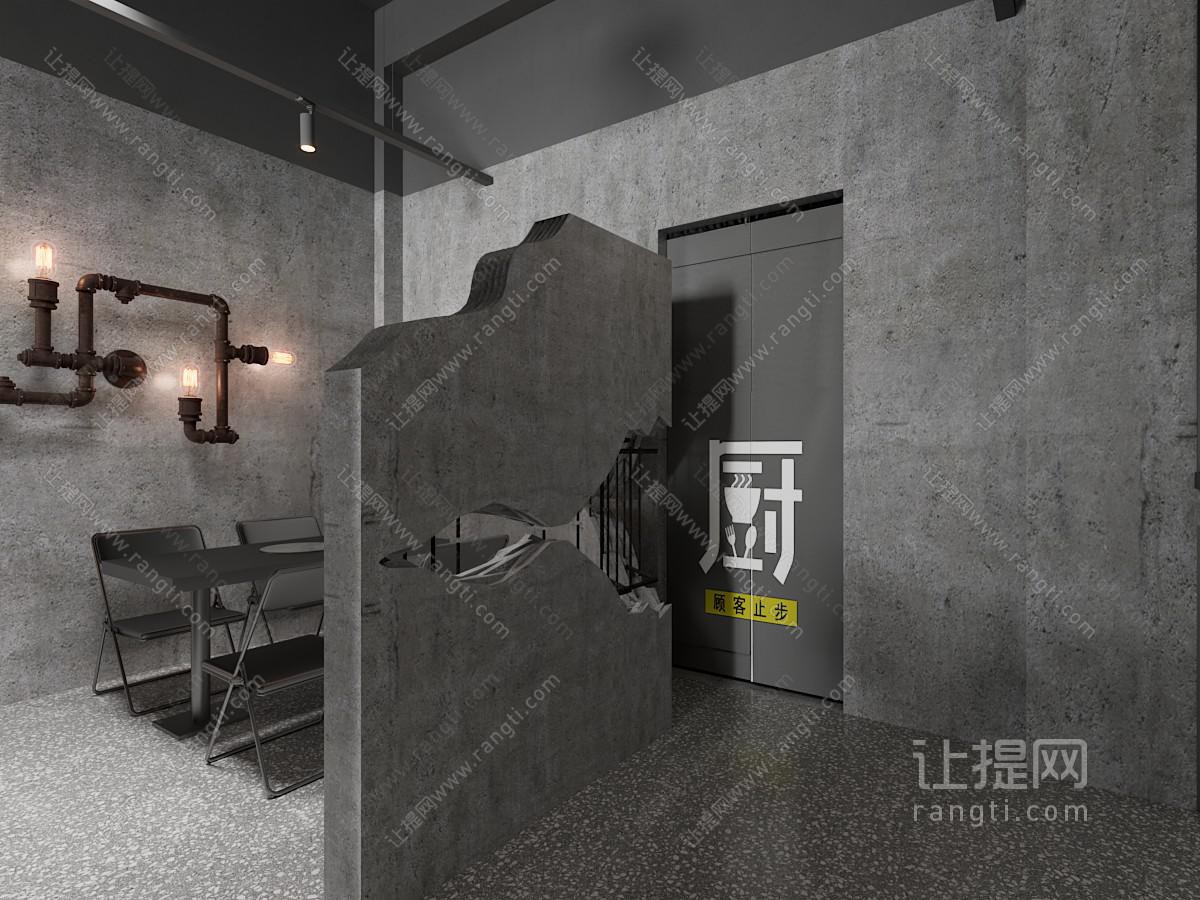 工业风火锅店 串串店