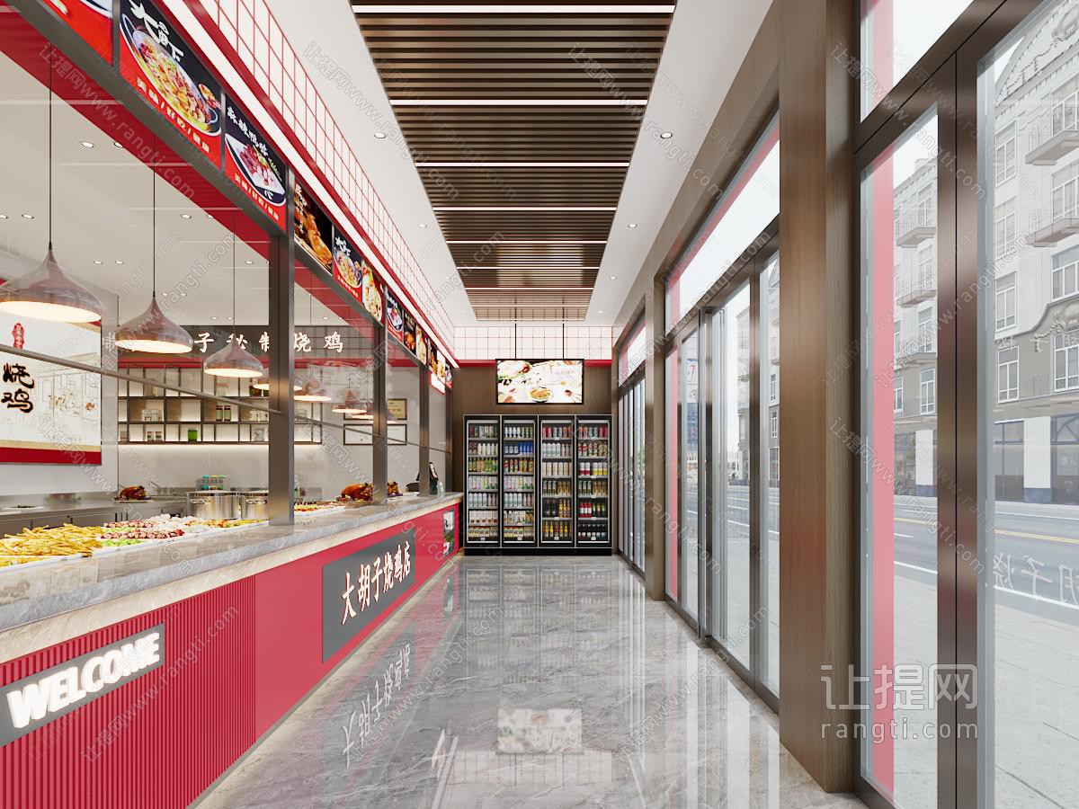 现代熟食店 烧鸡店 卤肉店
