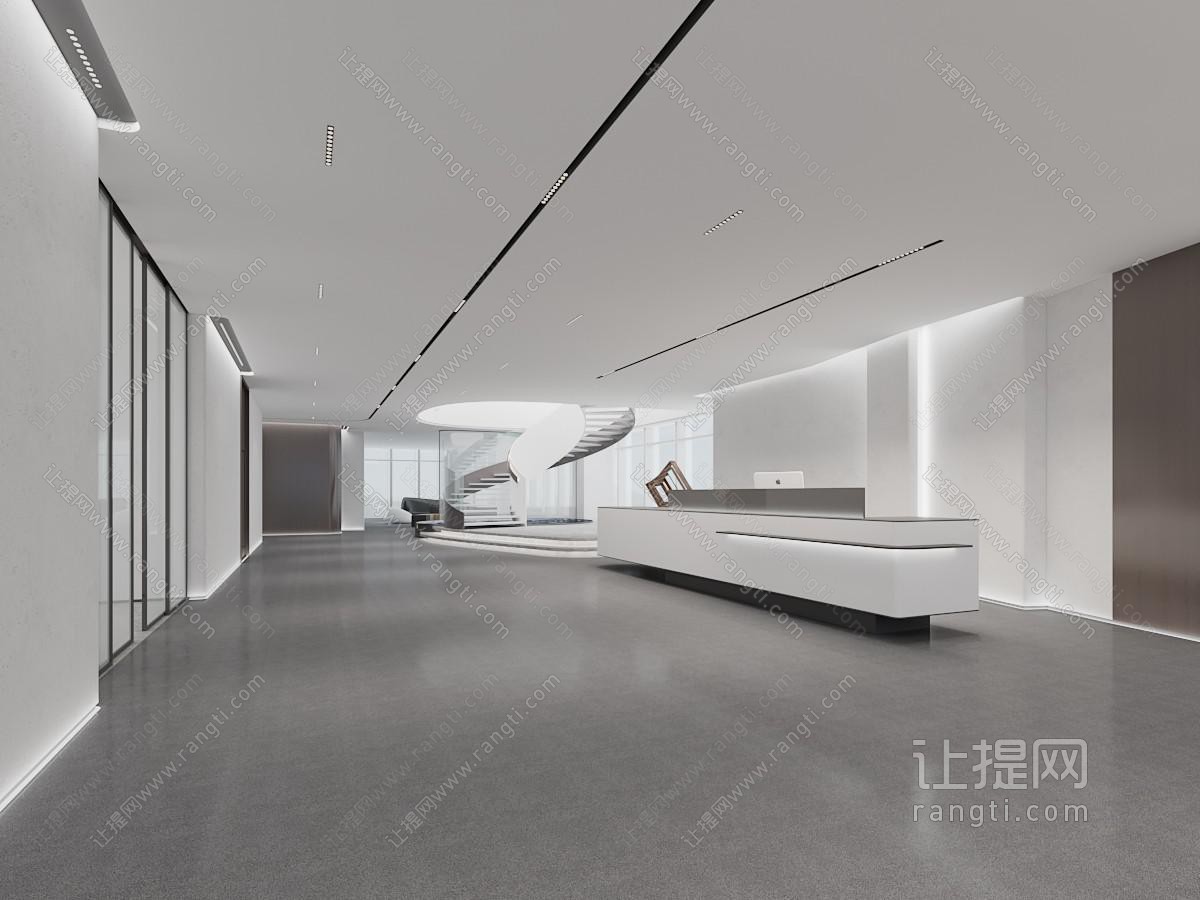 现代公司大堂