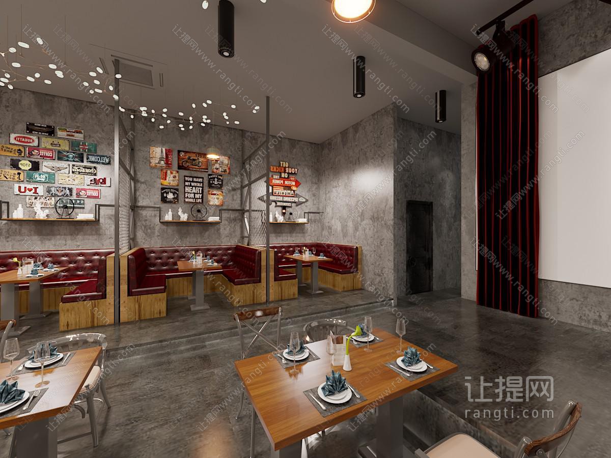 工业风饭店餐馆