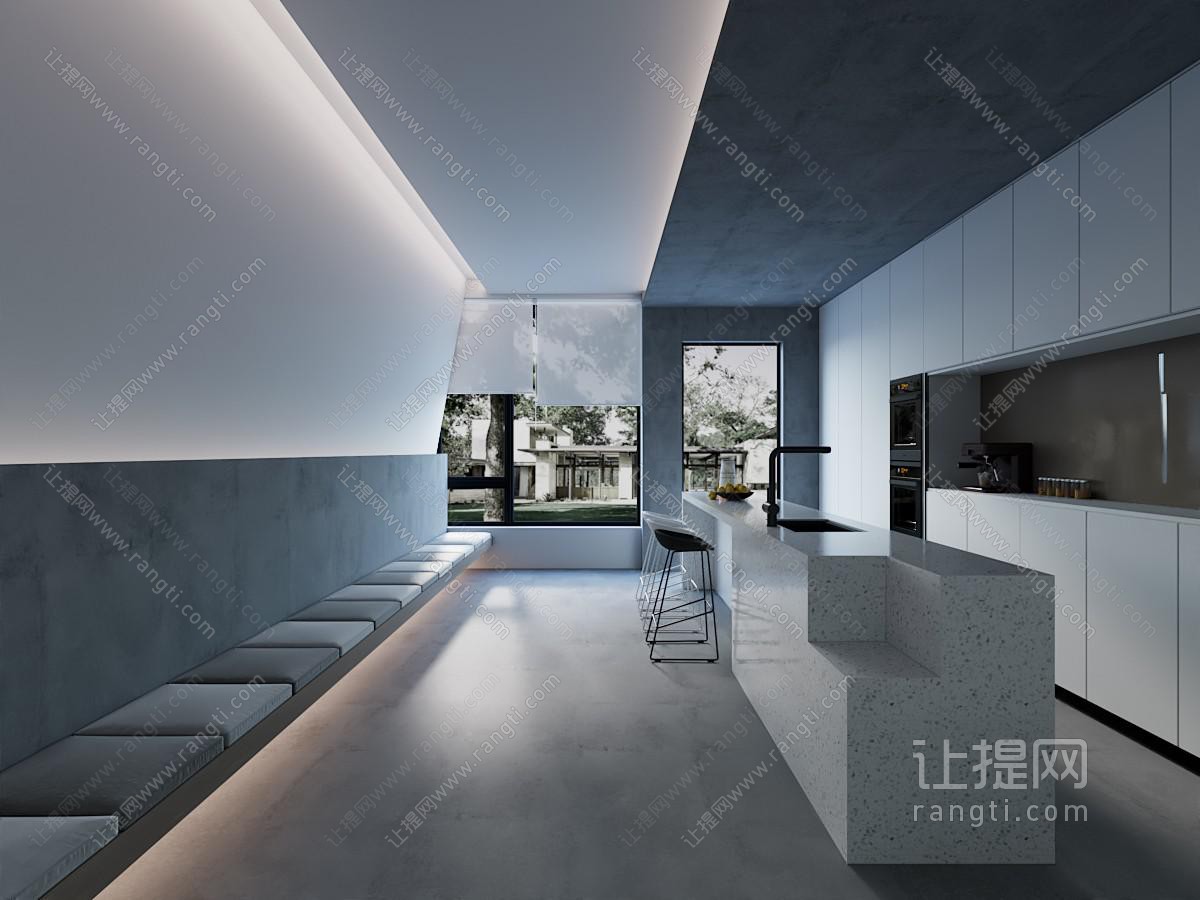 现代办公室茶水间