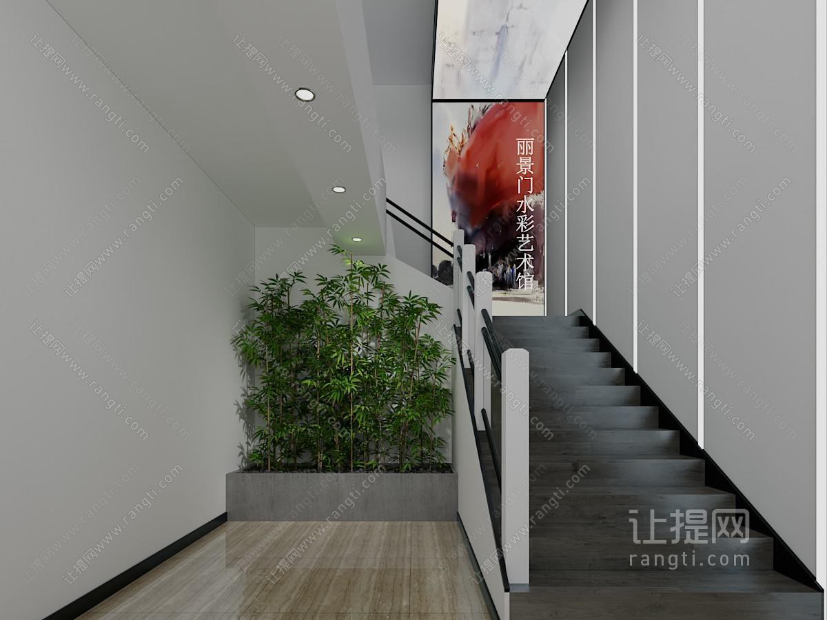 新中式字画展厅