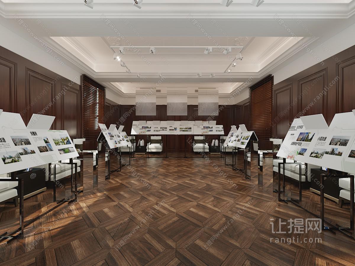 新中式民国风历史展厅