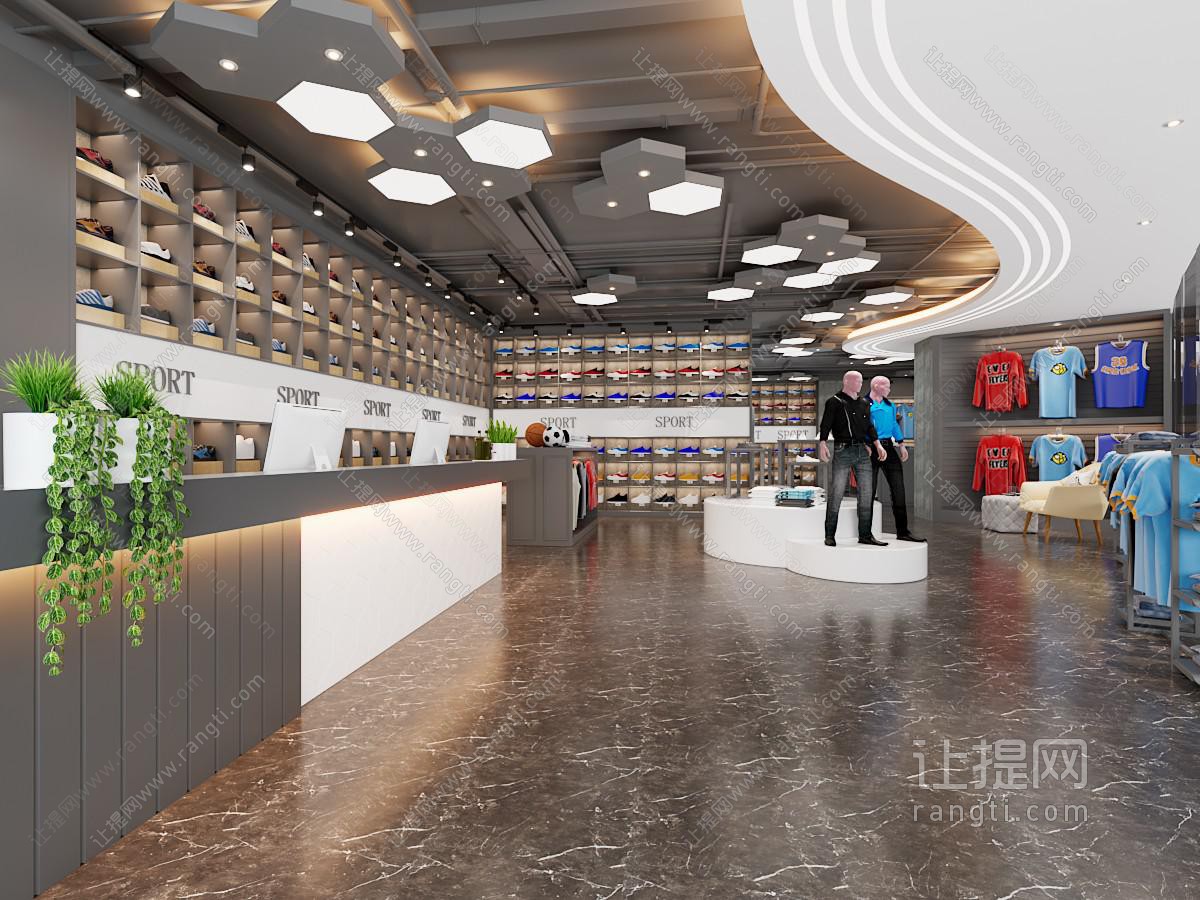 工业风服装店
