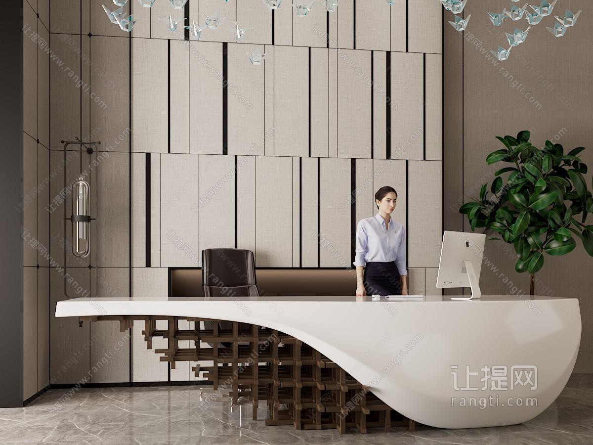 新中式前台
