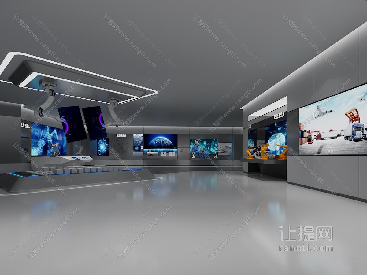 现代企业科技展厅