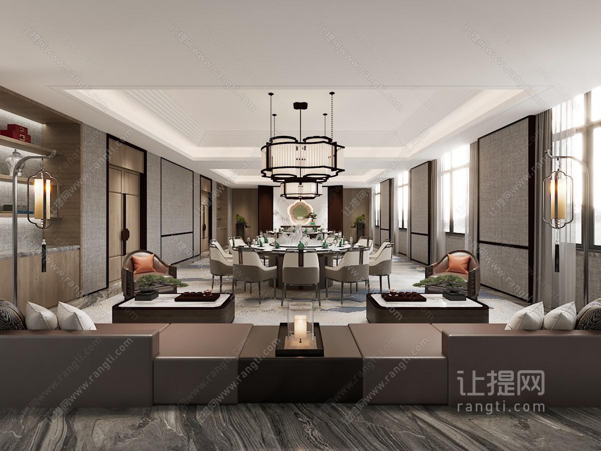 新中式酒店包厢