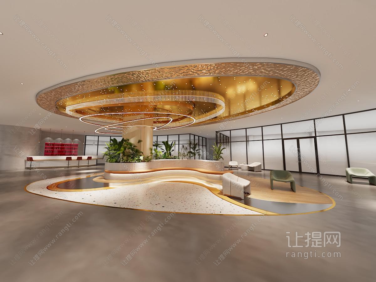 现代办公大堂