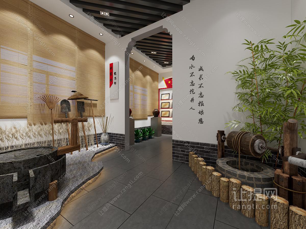 中式村史馆展厅