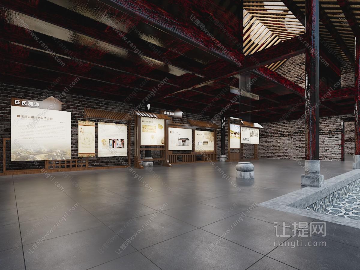 中式展厅展览馆