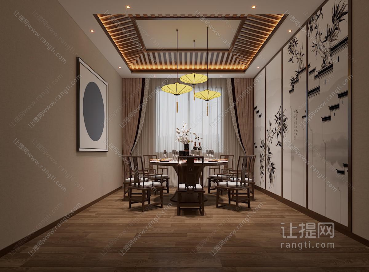 新中式餐饮包间包厢