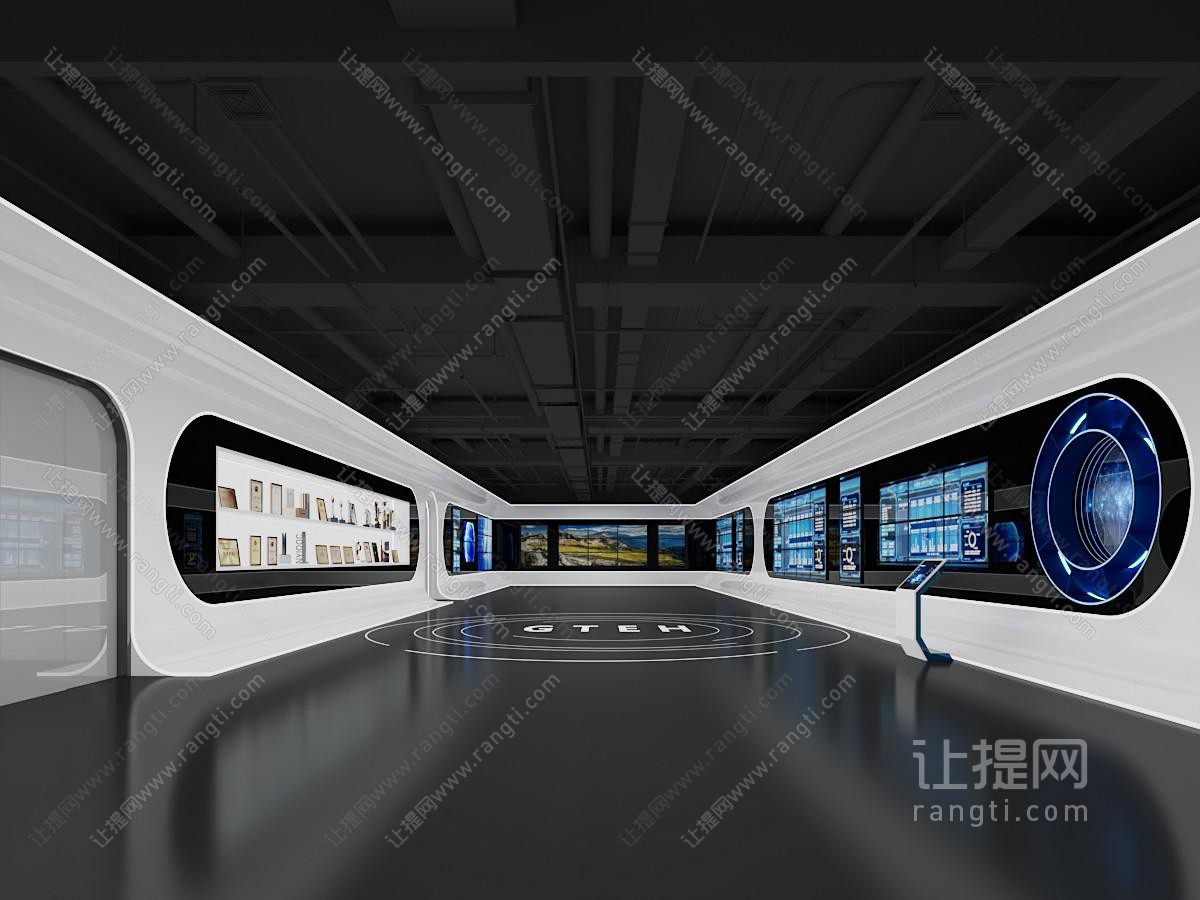 现代科技企业展厅展览